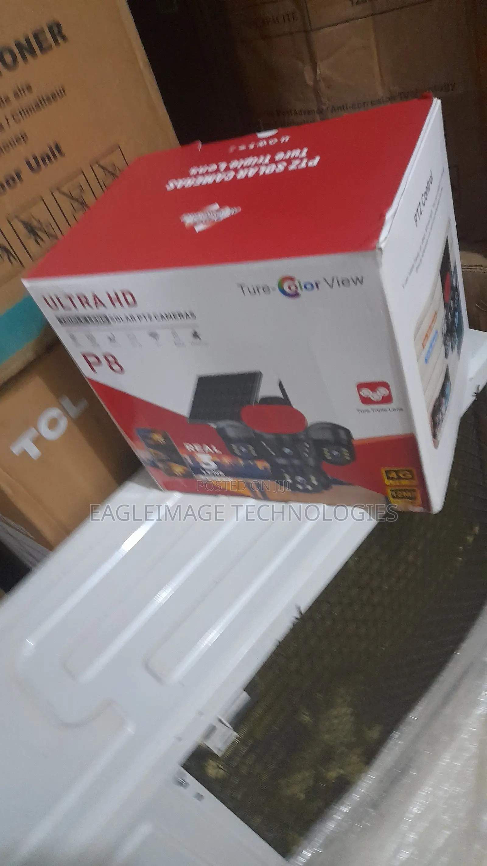 3-Lens Smart PTZ Camera With Solar Power System