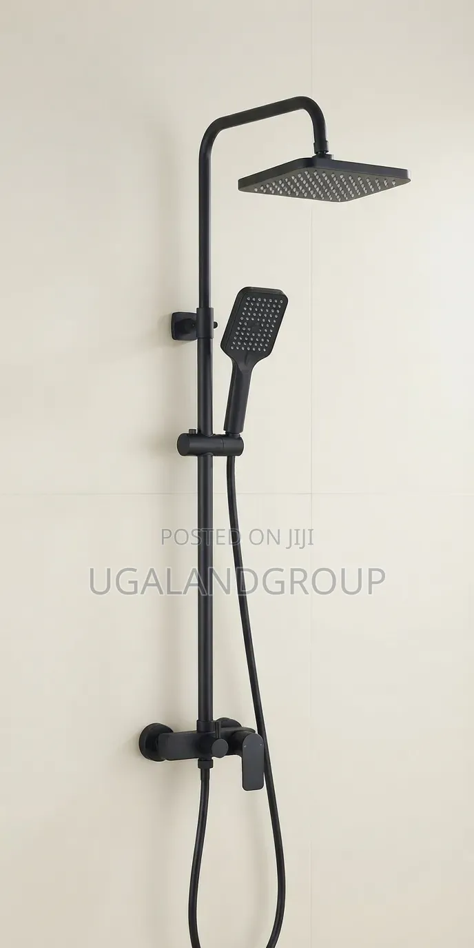Modern Black Shower System