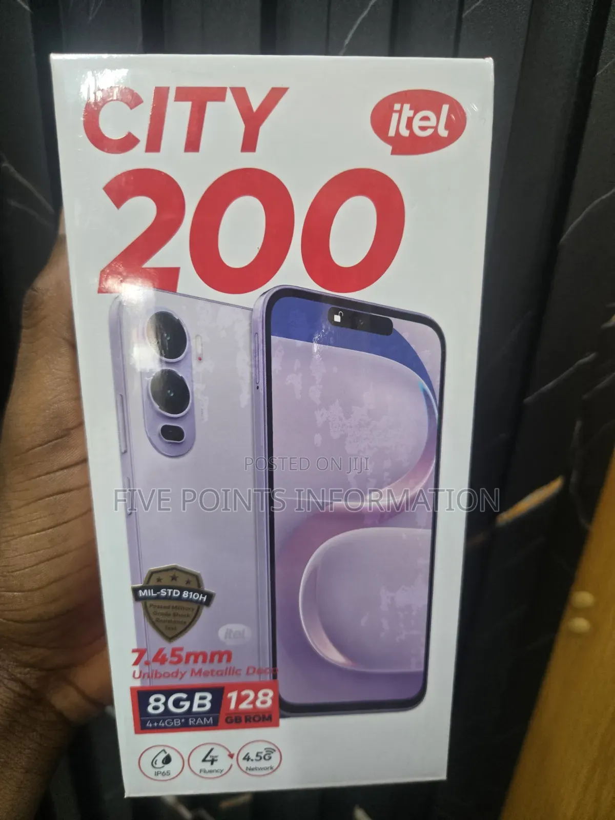 New Itel City 200 128 GB Silver
