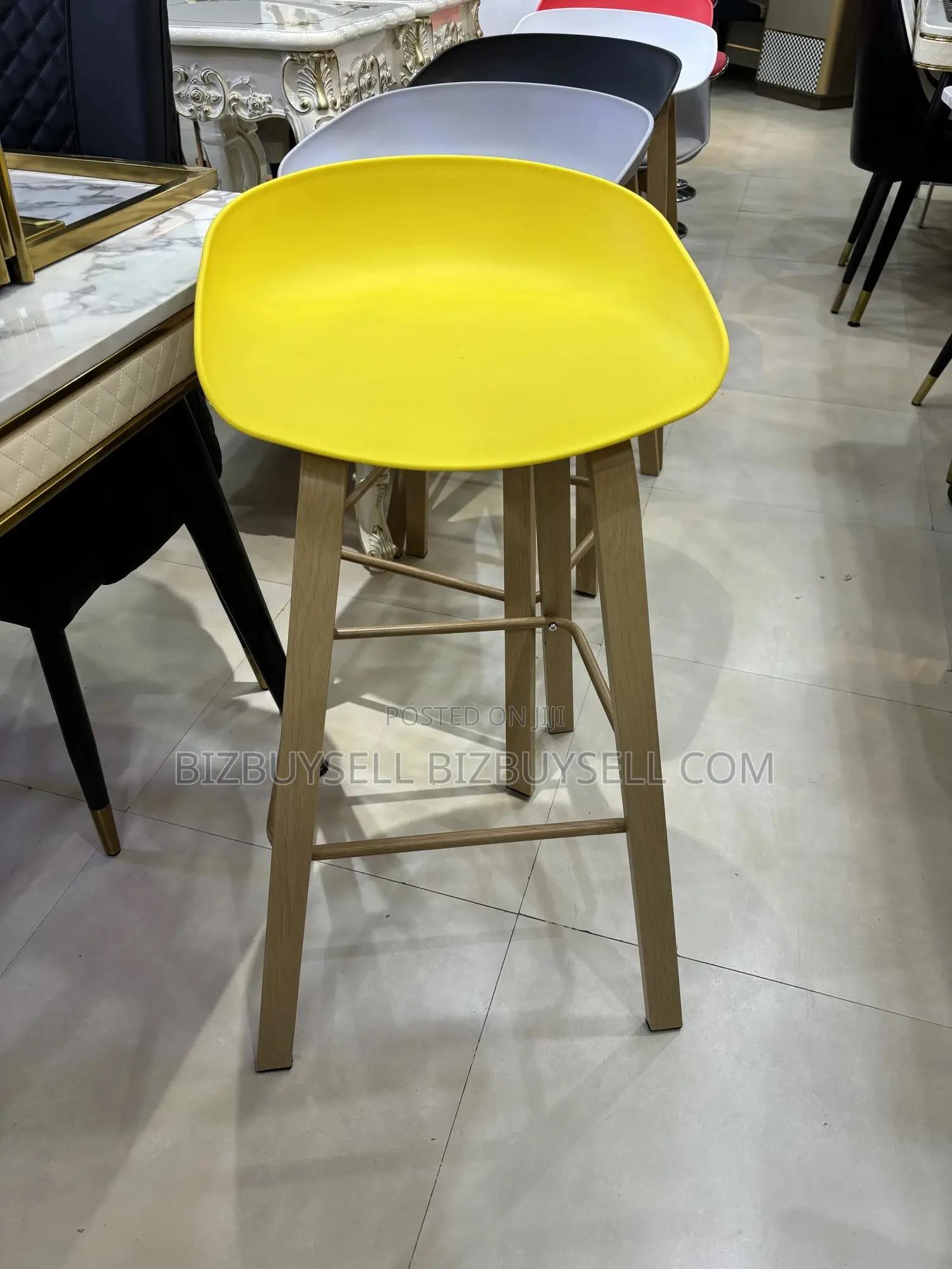 Bar Stool With Metal Legs