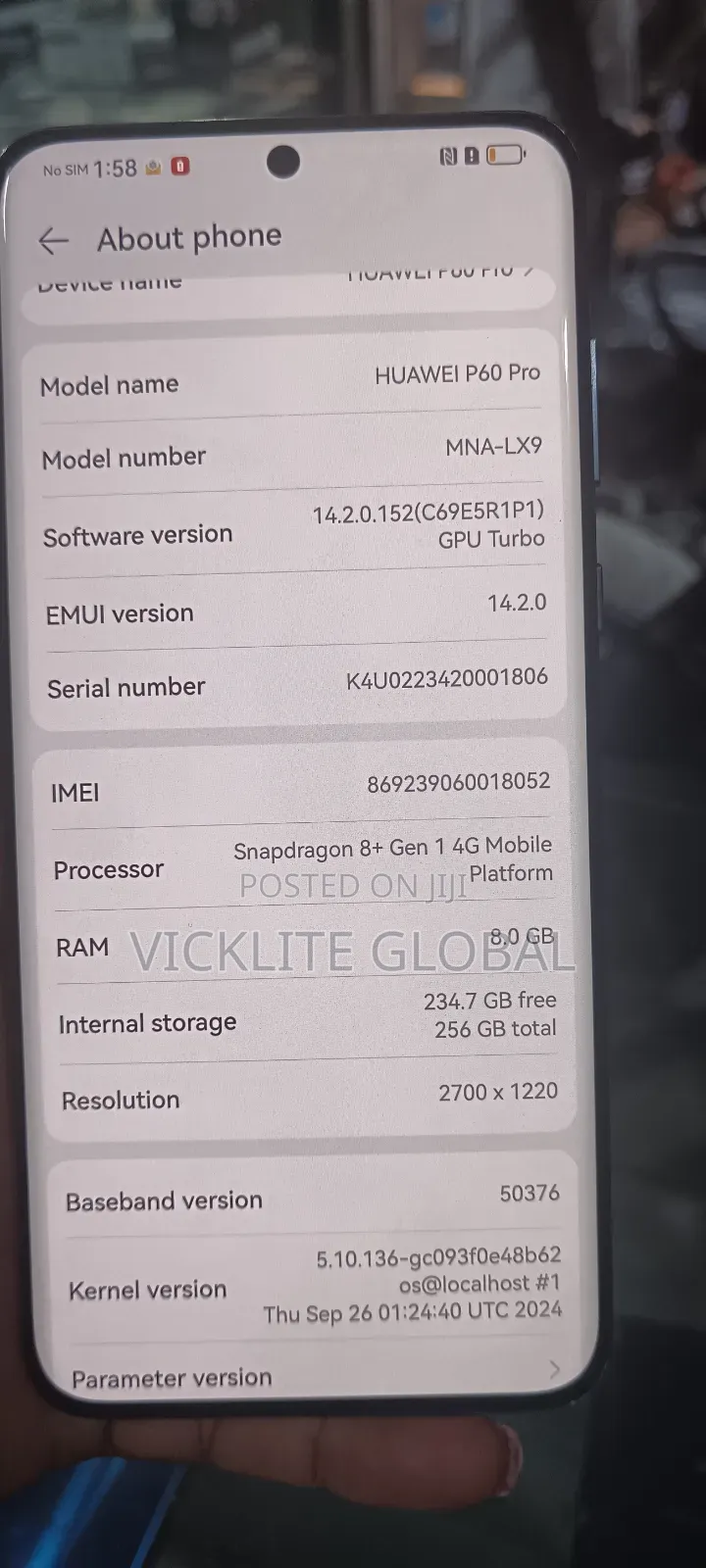 Huawei P60 Pro 256 GB Black