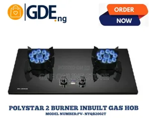 Polystar 2 Burner Inbuilt Gas Hob /Nyqb2002t