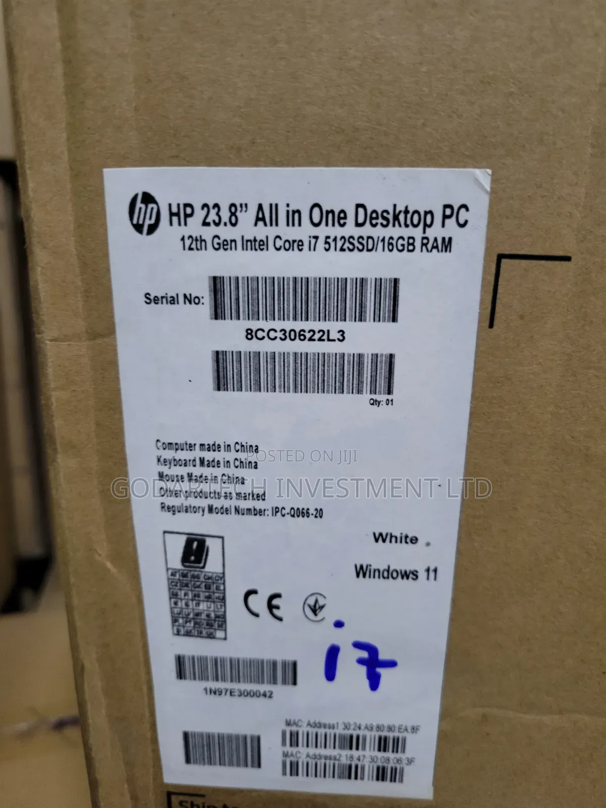 New Desktop Computer HP 200 G4 All-in-One 16GB Intel Core i7 SSD 512GB