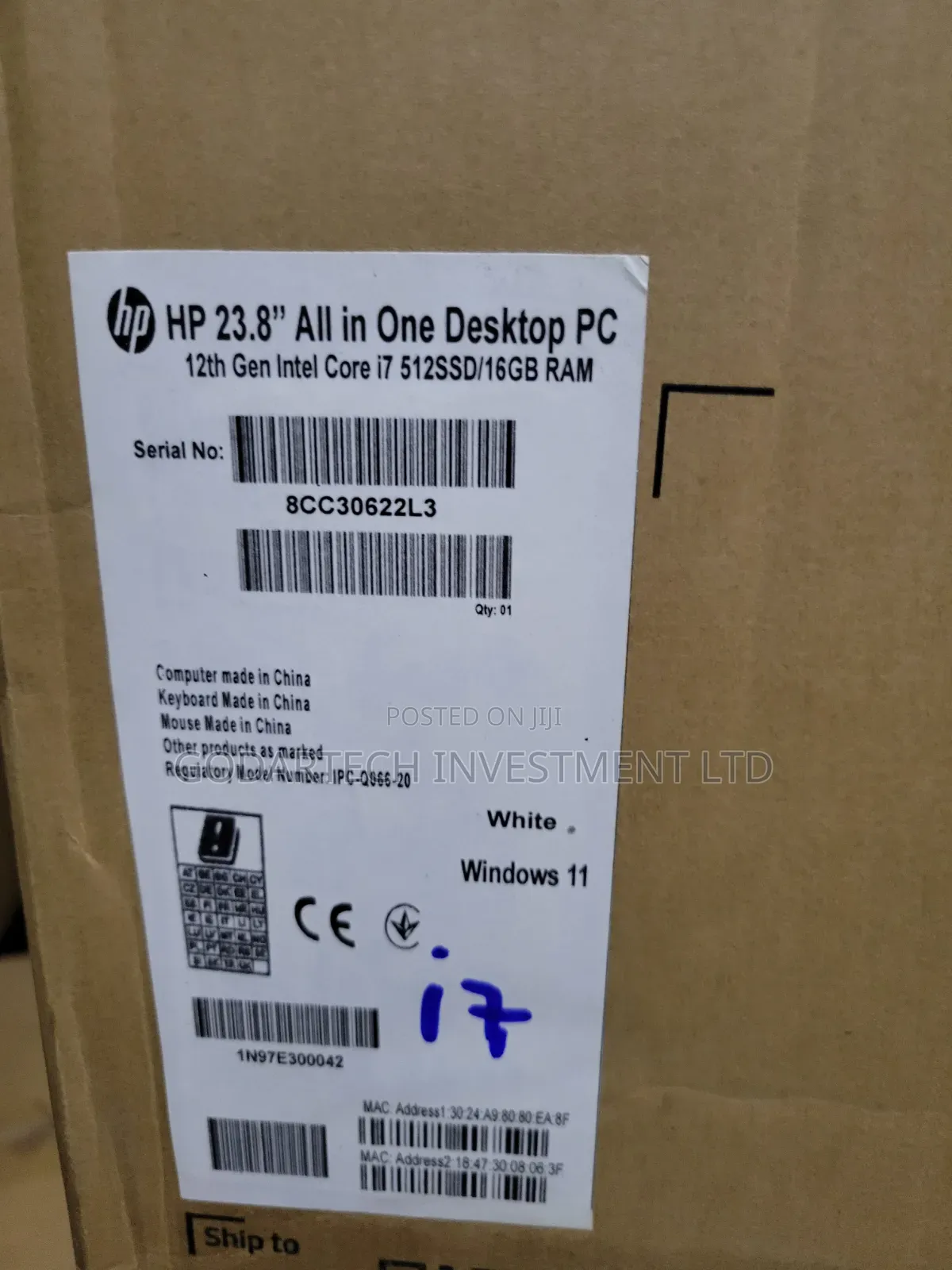 New Desktop Computer HP 200 G4 All-in-One 16GB Intel Core i7 SSD 512GB