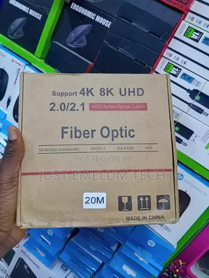 20m HDMI Cable Support UHD 2.0/2.1 ACC(Active Optical Cable)