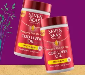 Seven Seas Cod Liver Oil 1-a-Day – Daily Omega-3 Vitamins Supplement