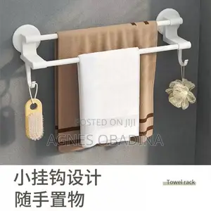 Simple Multifunctional Towel Bar - Hook (50cm)