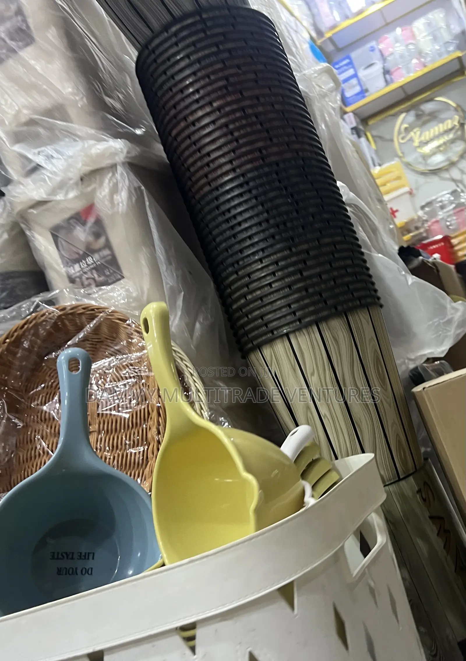 Yellow Plastic Water Scoop