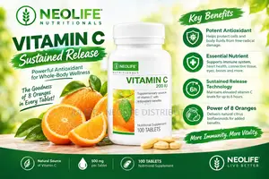 Vitamin C Sustained Release - 100 Tablets - Owerri
