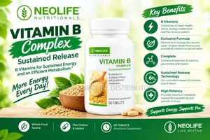 Vitamin B Complex Sustained Release - 60 Tablets - Owerri
