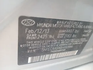 Hyundai Sonata 2013 Silver