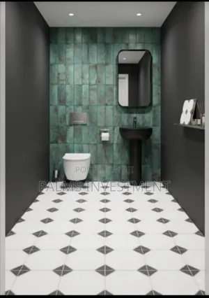30/30 Spanish Floor Black and White