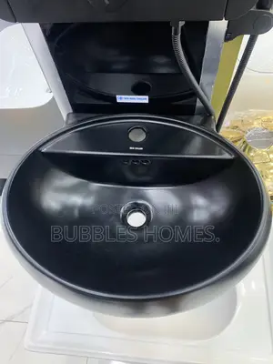 Hanging Wash Hand Basin Matt Black