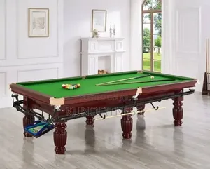 9ft Professional Marble Slate Snooker Table + Accessories – Brand New