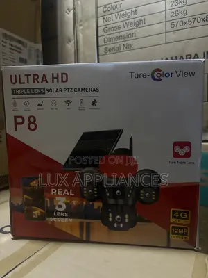 True-Color View P9 12MP 4G LTE Solar PTZ Security Camera