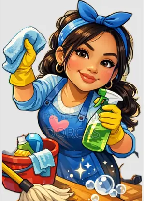 Full Time Employed Female Cleaner