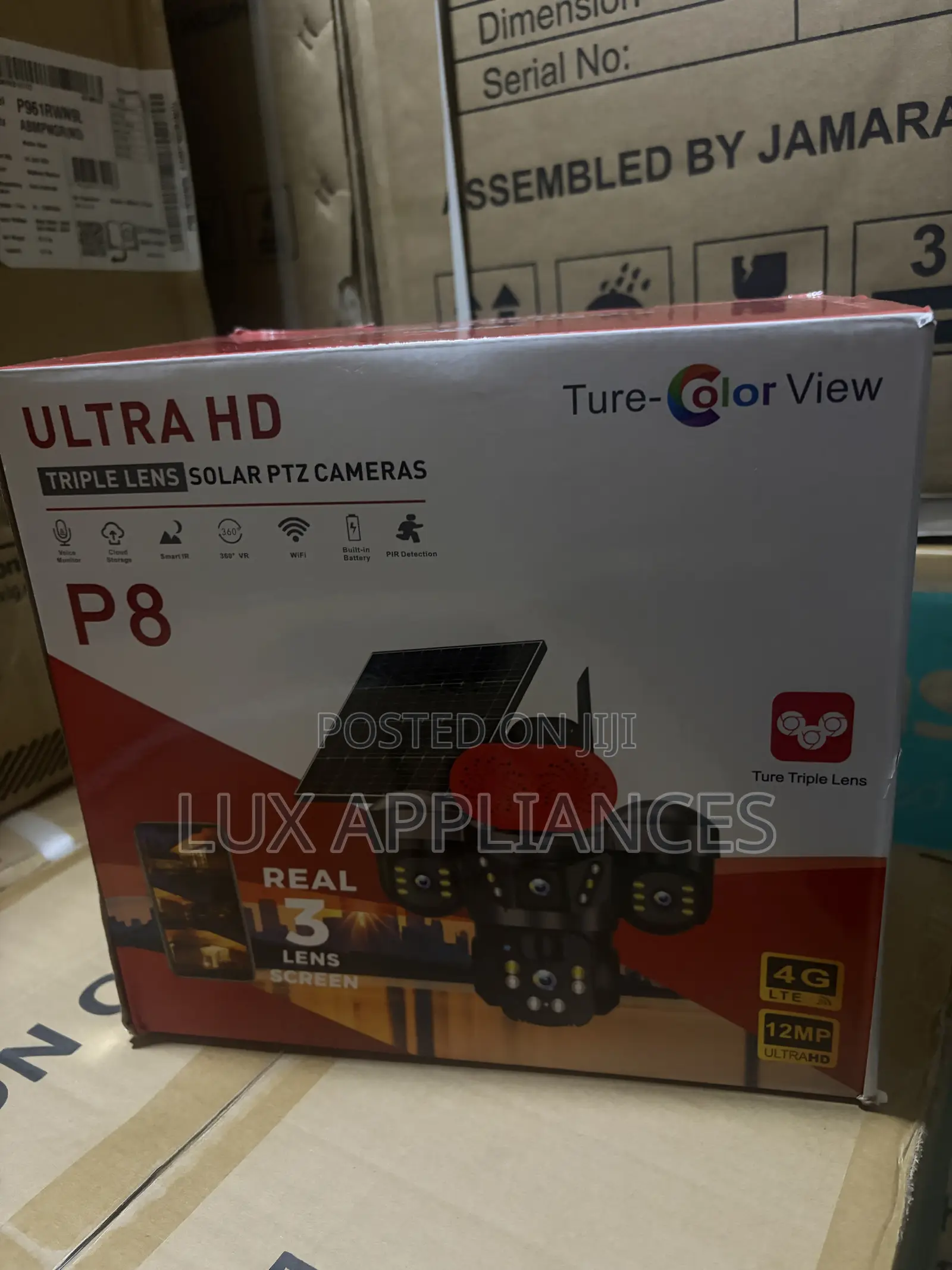 P9 12mp PTZ True-Color 4g Lte Solar Security Camera