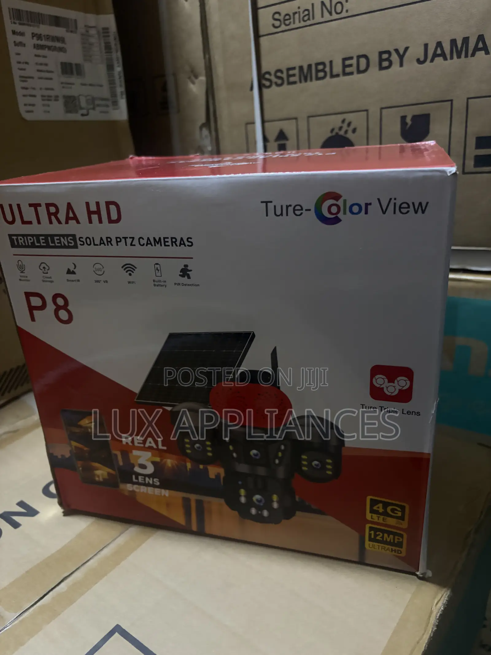 P9 12mp PTZ True-Color 4g Lte Solar Security Camera