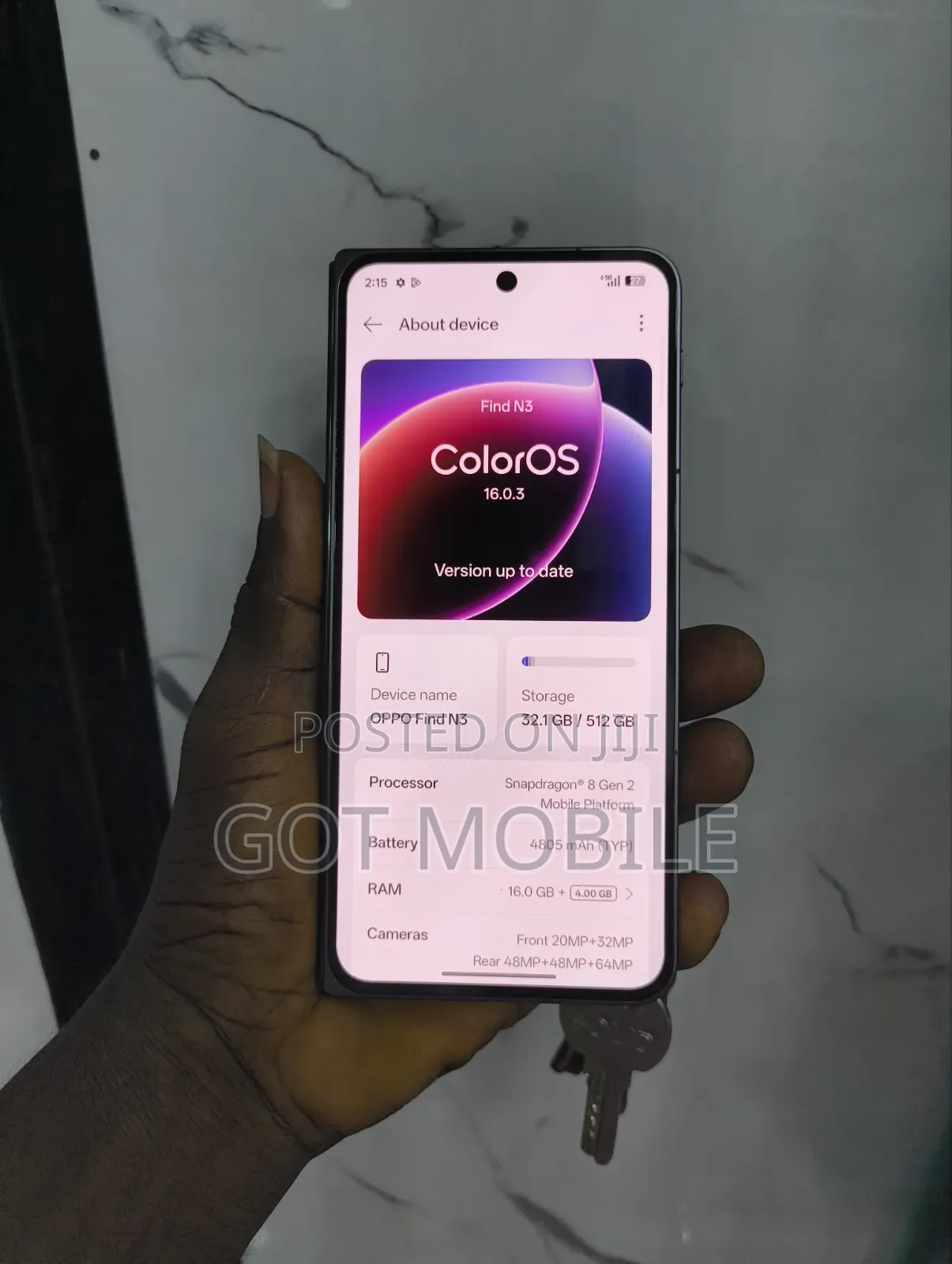 Oppo Find N3 512 GB Black
