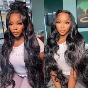 Long Loose Body Wave HD Lace Front Human Hair Wig