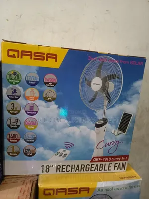 Solar Rechargeable Fan Qasa