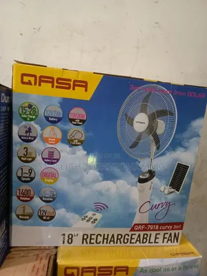 Solar Rechargeable Fan Qasa