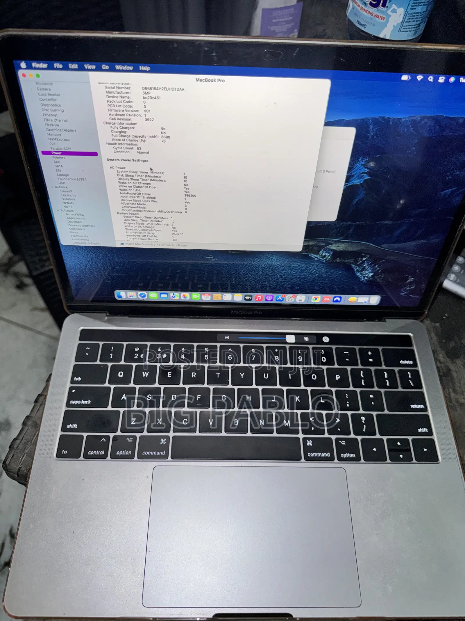 Laptop Apple MacBook Pro 2017 16GB Intel Core i7 SSD 256GB