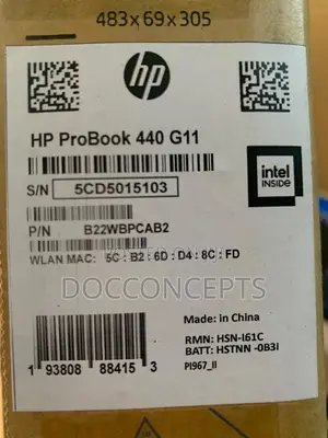 New Laptop HP ProBook 440 16GB Intel Core Ultra 7 SSD 512GB