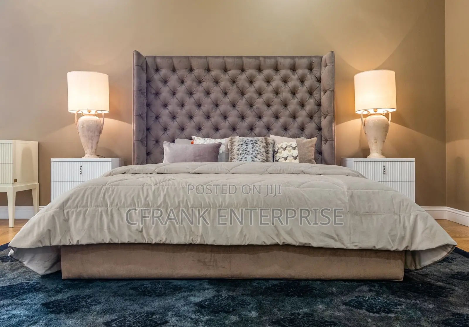 `Modern Storage Bed Frame 5ft 6ft in Anambra | Hotel Home Use`