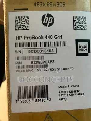 New Laptop HP ProBook 440 16GB Intel Core Ultra 7 SSD 512GB