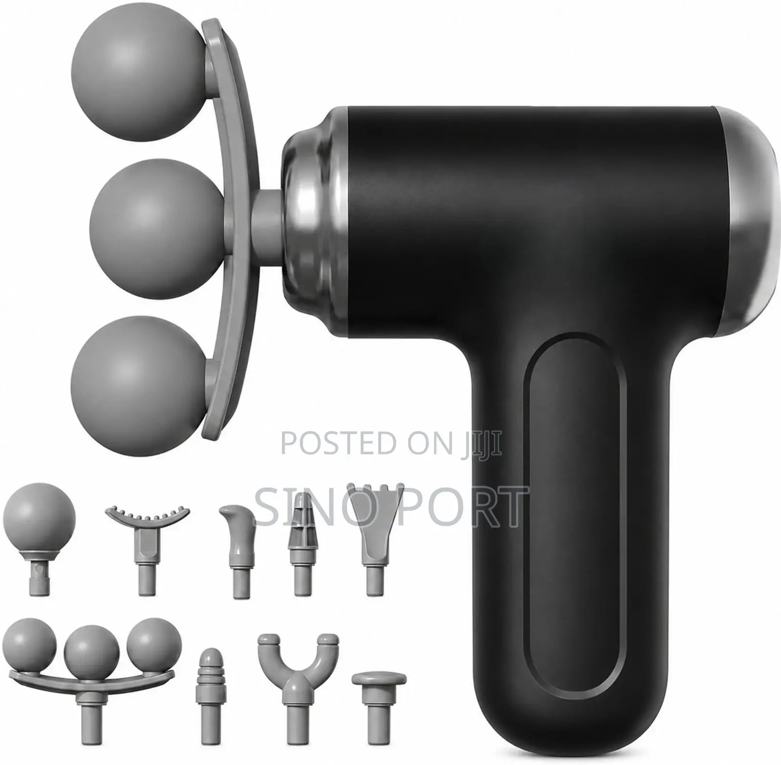 Portable Massage Gun With Multiple Attachments