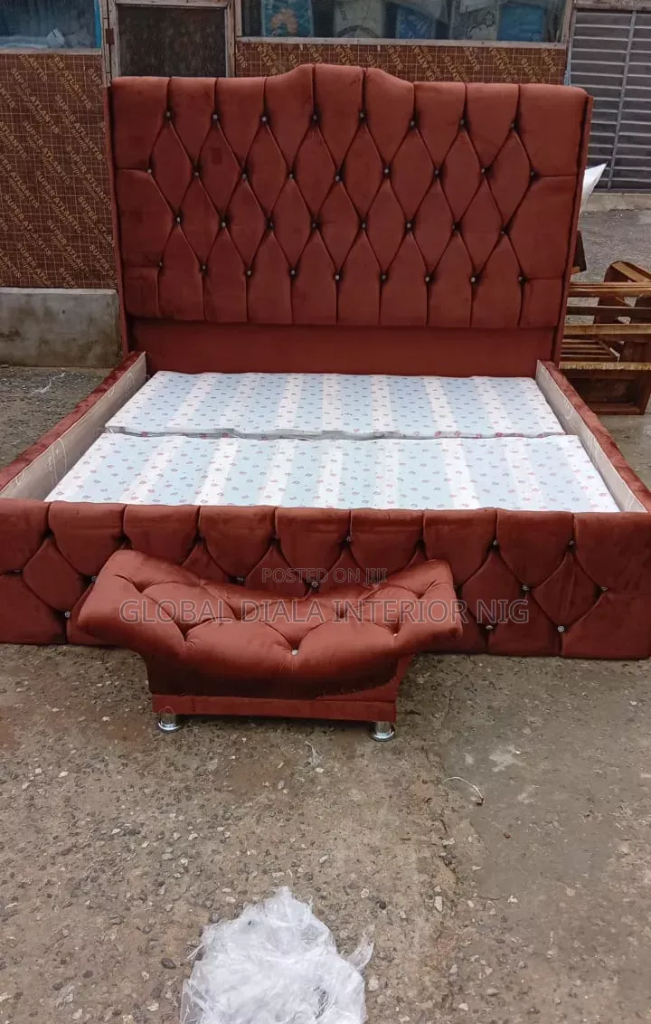 Quality 6by6 Fabric Bedframe