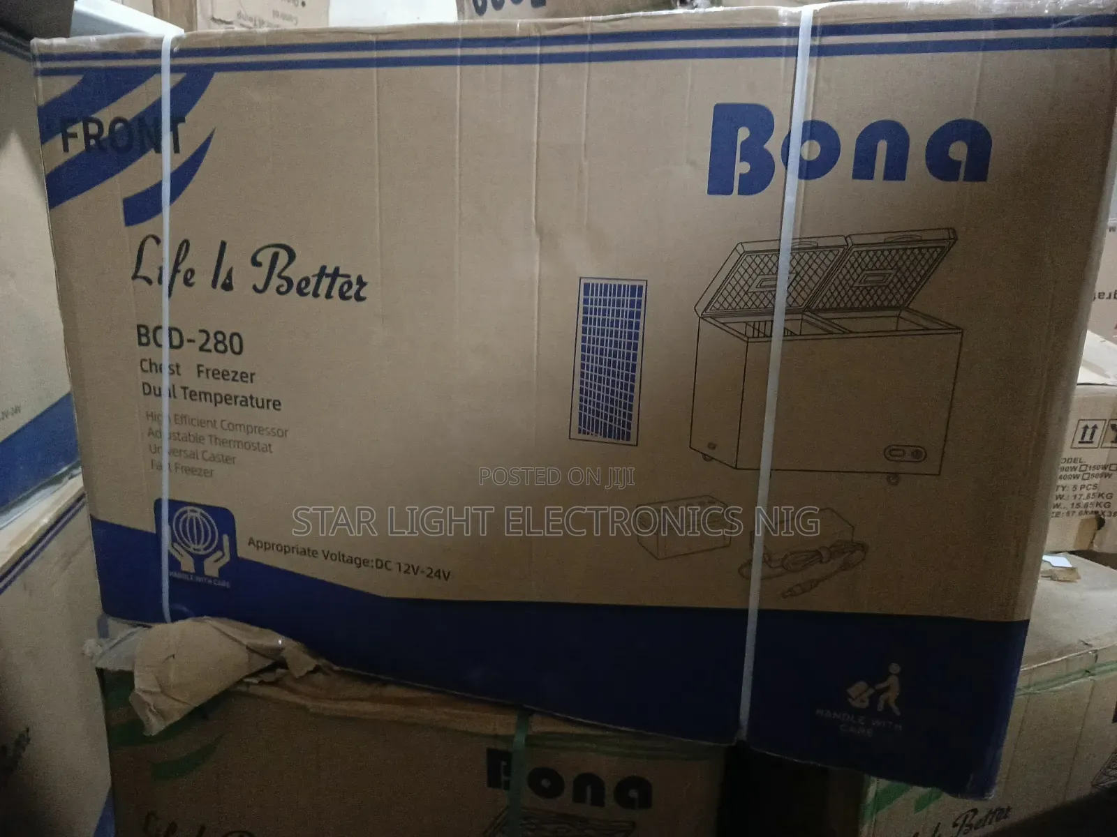 DC Solar Freezer Double Doors