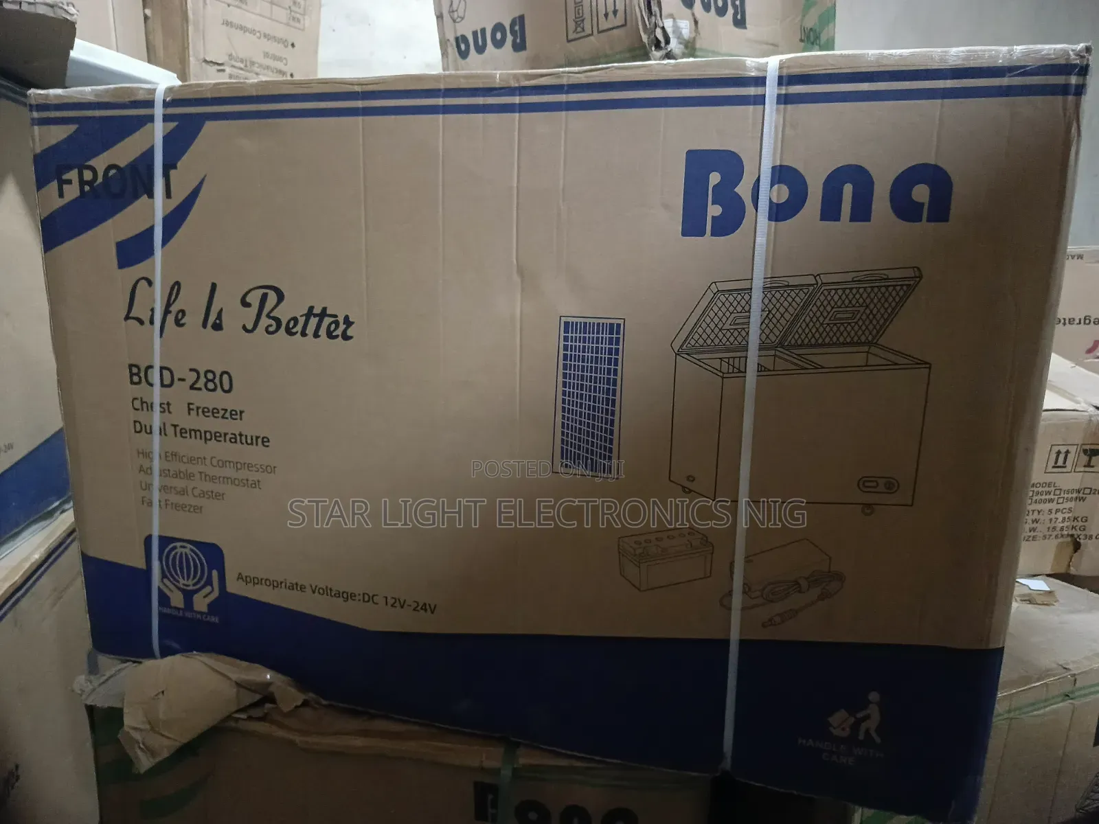 DC Solar Freezer Double Doors
