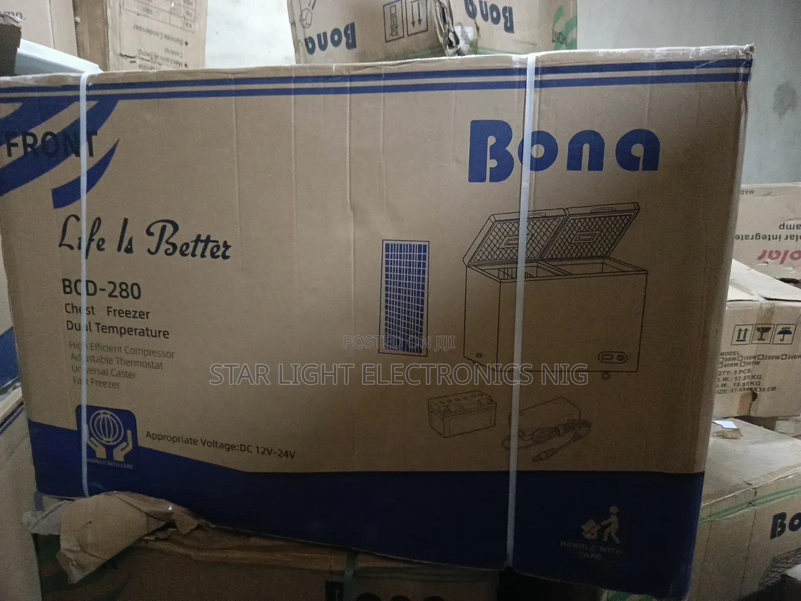 DC Solar Freezer Double Doors