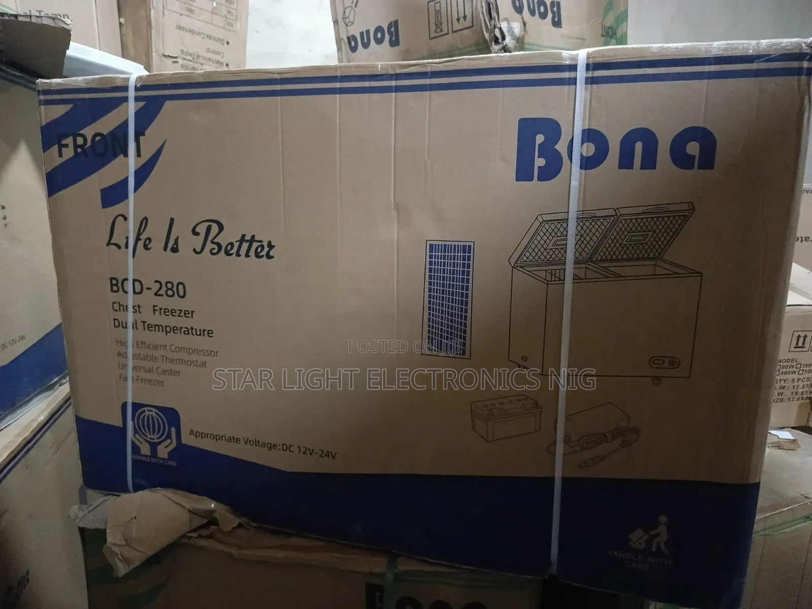 DC Solar Freezer Double Doors