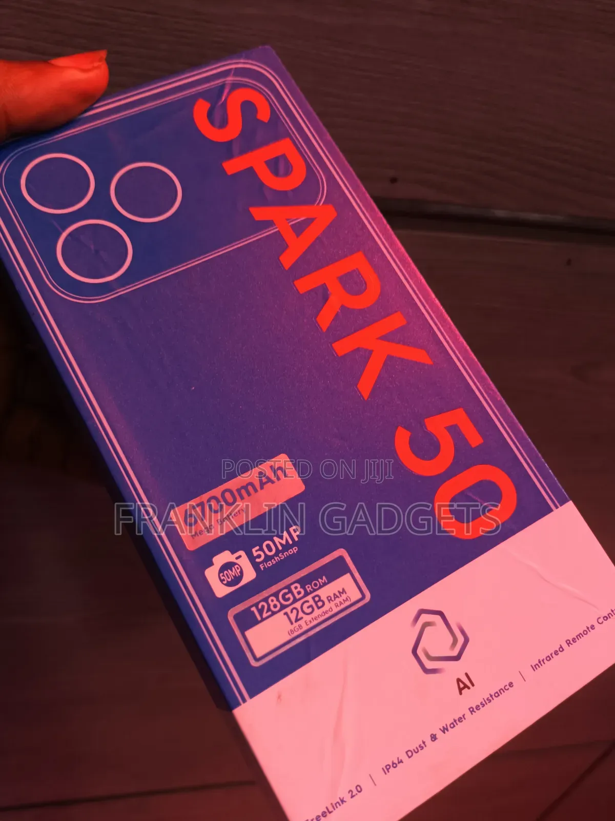 New Tecno Spark 50 128 GB Blue