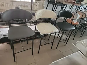High Leather Barstool