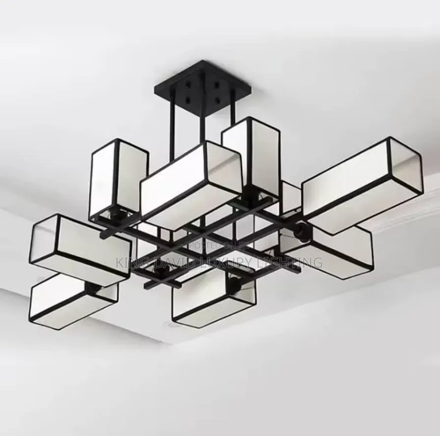 Modern Geometric Chandelier