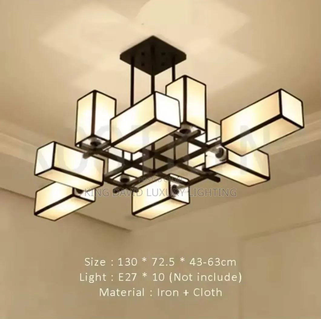 Modern Geometric Chandelier