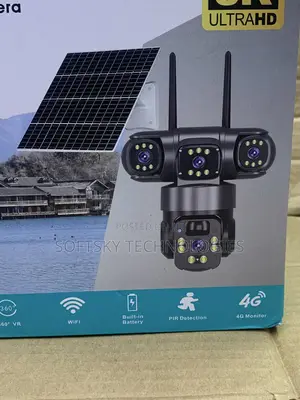 4 Way Outdoor Solar Smart Security Camera