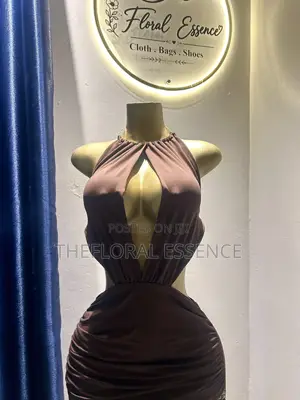 Halter Neck Backless Dress