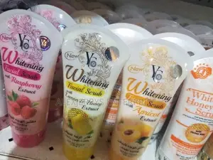 YC Whitening Facial Scrub – Raspberry, Peach, Avocado Lemon Honey