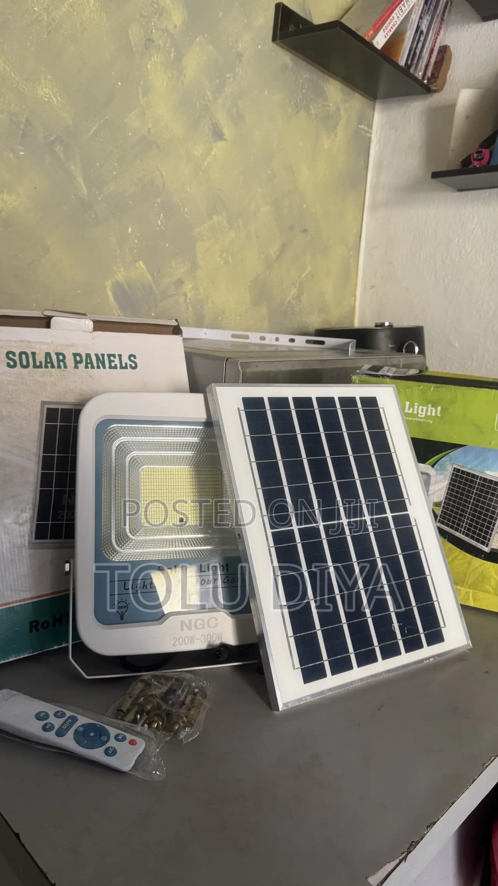 Solar Light With Panel (Flood Light)