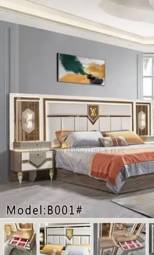 King Size Luxurious Bed With Mattress