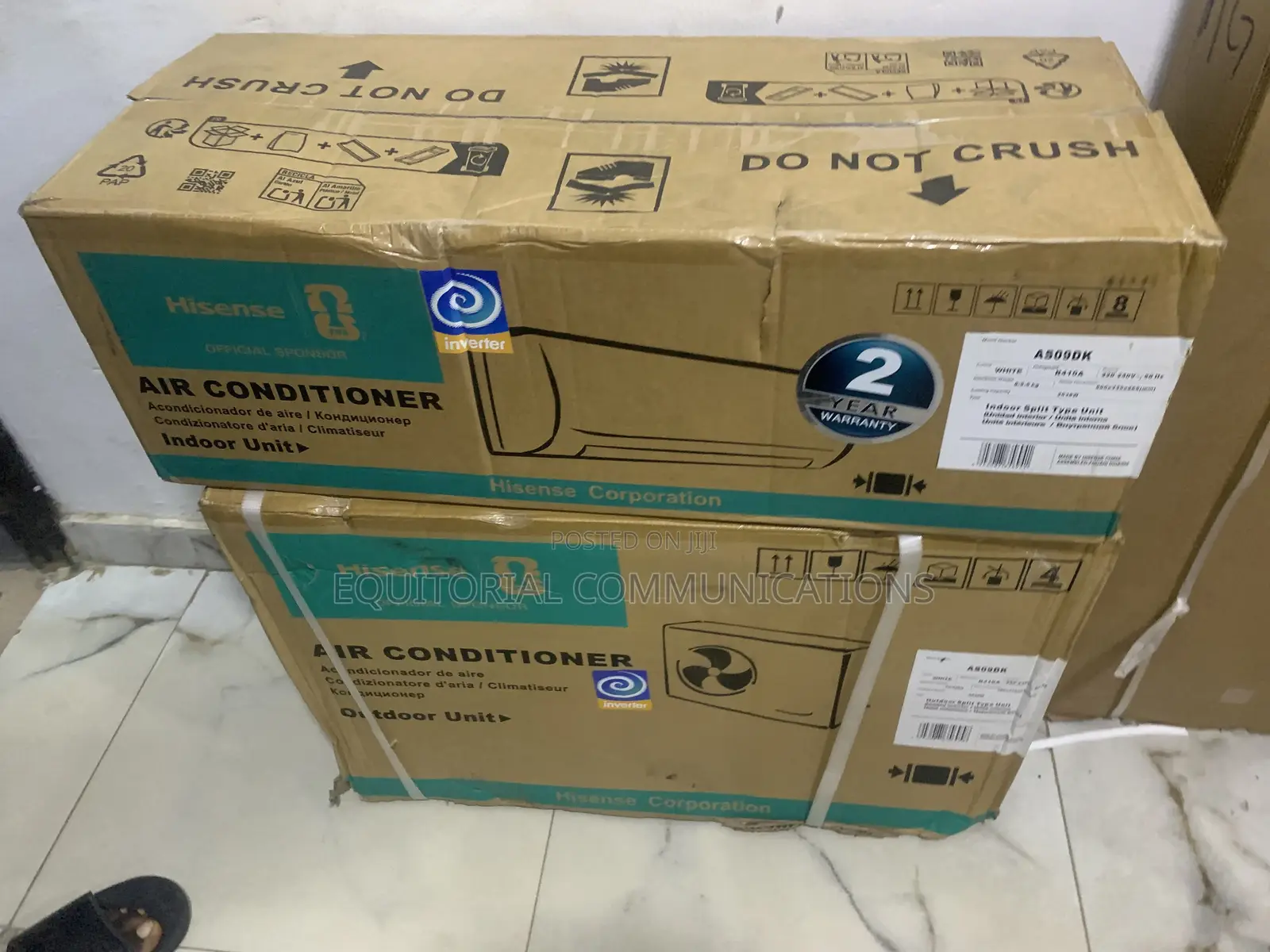 Hisense AS09DK 1HP Comfortable Indoor Inverter Cooling AC
