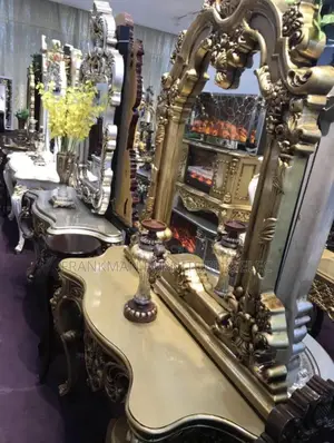 Table Console With Matching Wall Mounted Mirror