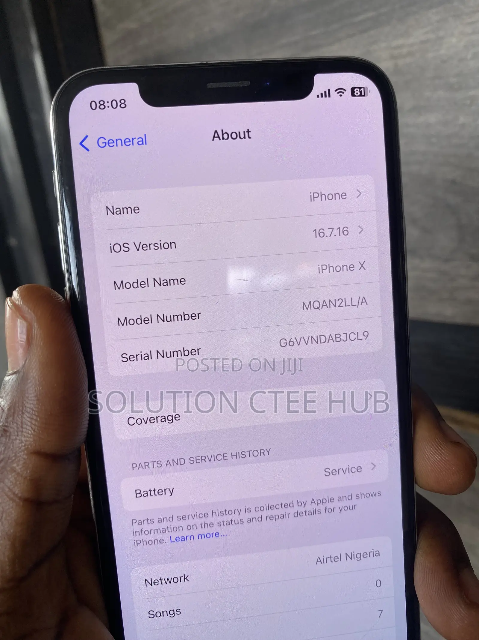 Apple iPhone X 256 GB White