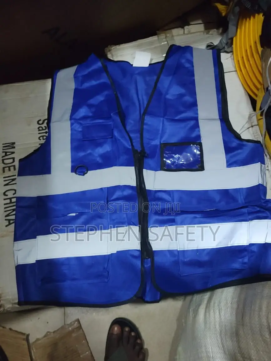 Reflective Vest With Zip Pocket, Available in Different Colours.