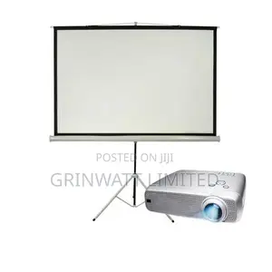 Rent Projector With Screen and Reachargeable Speaker